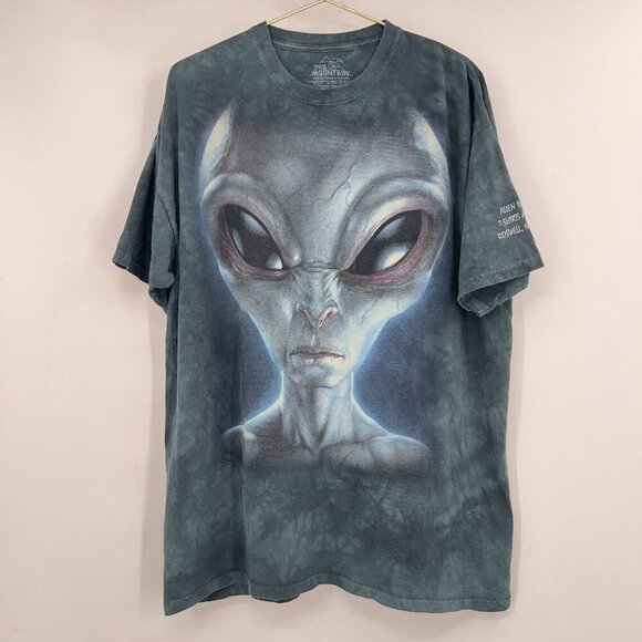 The Mountain Alien Graphic Tee Roswell New Mexico 2XL Tie-Dye T-Shirt - Picture 1 of 10